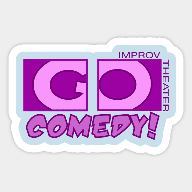 Go Pink Sticker by gocomedyimprov